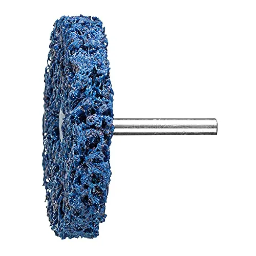 PFERD TOOLS POLICLEAN PLUS Reinigungsvlies PCLZY | Ø75x13mm Schaft-ø 6mm | 44698003 – für grobe Reinigungsarbeiten