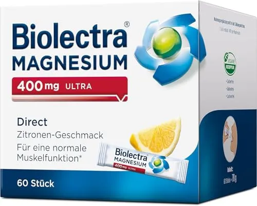 Biolectra Magnesium 400mg Ultra Direct Zitrone von HERMES ARZNEIMITTEL