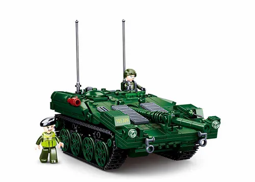 Sluban Panzer (692 Teile) - Standmodellbau: Panzer, kompatibel mit anderen Bausteinen und fördert spielerisch die Intelligenz von Kindern.
