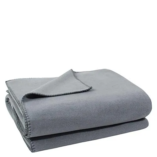Zoeppritz Soft-Fleece Wohndecke 103291, 160 x 200 cm - Heimtextilien – Weiche und hautsympathische Wohndecke in trendigen Uni-Farben für gemütliche Abende und zusätzliche Wärme im Bett. Antipilling und antistatisch für langanhaltenden Komfort.