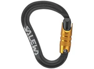 Salewa Ortles C.3 M HMS-Karabiner - Schwarz, One Size - Kletterausrüstung mit innovativem Design, ideal für sicheres Klettern und Bergsteigen.