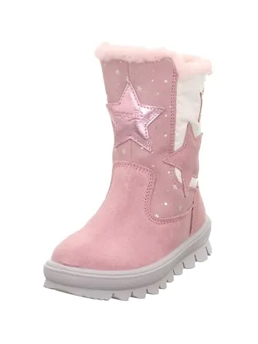 Superfit Flavia rosa/weiß (5540) 28 - Wasserdichte Winterstiefel für Mädchen mit GORE-TEX Membran, kuscheligem Warmfutter und praktischen Innenreißverschluss - ideal für den Alltag und modisch im Trend.