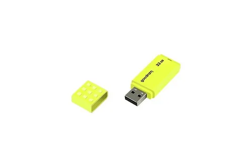 Pendrive UME2 32GB USB 2.0 Z lty - 32GB USB-Stick, kompaktes und farbenfrohes Design in Gelb für einfache Datenübertragungen