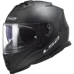 LS2 STORM II SOLID Matt Black Motorradhelm, XXXL - Motorradhelme, leichter und sicherer Integralhelm aus KPA-Polycarbonat mit optimierter Stoßdämpfung und mikrometrischer Schnalle für maximalen Tragekomfort.