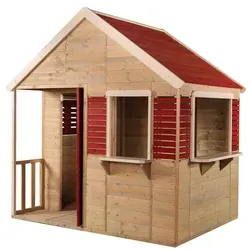 Wendi Toys Holz Kinderspielhaus 