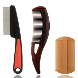 WhaleO Schuppenkamm & Läusekamm Set mit Silikongriff - Multifunktionales Kamm-Set für alle Haartypen: Entfernt Schuppen und sorgt für eine sanfte Kopfhautmassage. Robuste Bauweise und rutschfester Griff für präzises Kämmen. Langlebig und leicht zu reinigen.