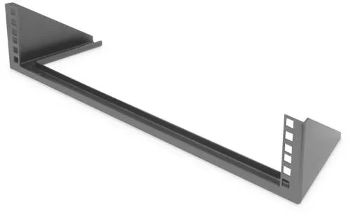 DIGITUS DN-48003 19-Zoll Rahmen - 2HE Universal Wandmontage-Rahmen, ideal für enge Platzverhältnisse und bis zu 20 kg Traglast
