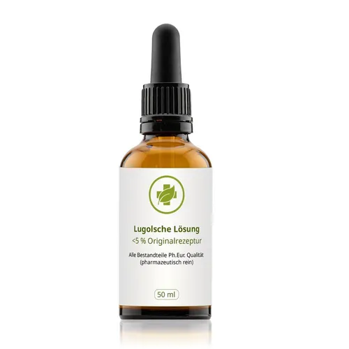 Lugolsche Jodlösung Original 50 ml - Pharmaqualität im Braunglas - Sonstige - Hochwertige Jodlösung (<5 %) für vielseitige Anwendungen, ideal für Gesundheit und Hygiene.