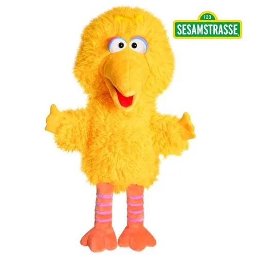 Living Puppets Handpuppe Bibo - Sesamstraße, ca. 52 cm - Puppen & -Spielsets: Hochwertige Handpuppe aus Stoff, ideal für kreatives Spielen und Kinderunterhaltung.