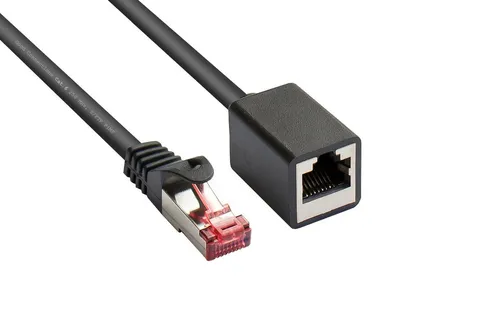 GOOD CONNECTIONS Patchkabel Ethernet Netzwerkkabel, RJ45 Buchse gerade, RJ45 Stecker gerade (500 cm)