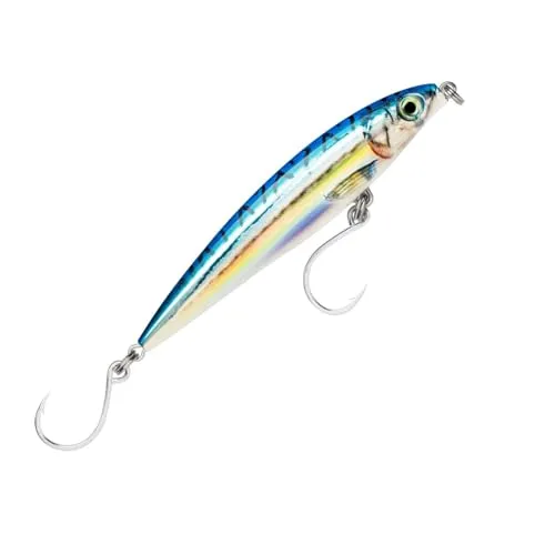 Rapala X-Rap Long Cast Shallow Angelköder - Blue Mackerel - Angelzubehör für Raubfische, extreme Wurfdistanzen mit ruckartiger Aktion und perfekt ausbalanciert für aggressive Reaktionen.