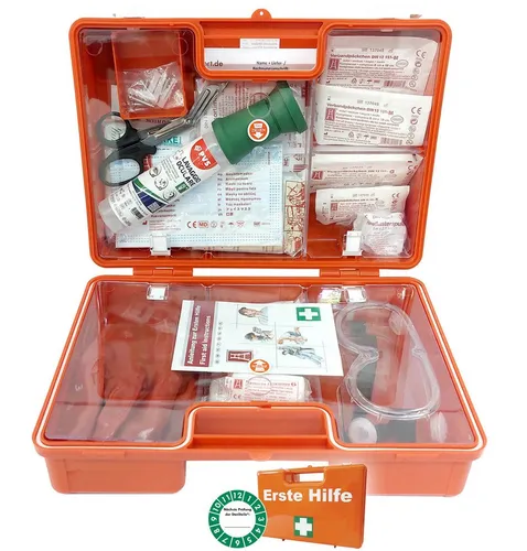 WM-Teamsport Erste-Hilfe-Koffer ADR-Gefahrgutkoffer in orange von WM-Teamsport