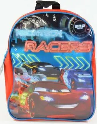 Disney Cars Kinder Rucksack Neontech Racers Kindergartenrucksack 34cm Sporttasche Planes