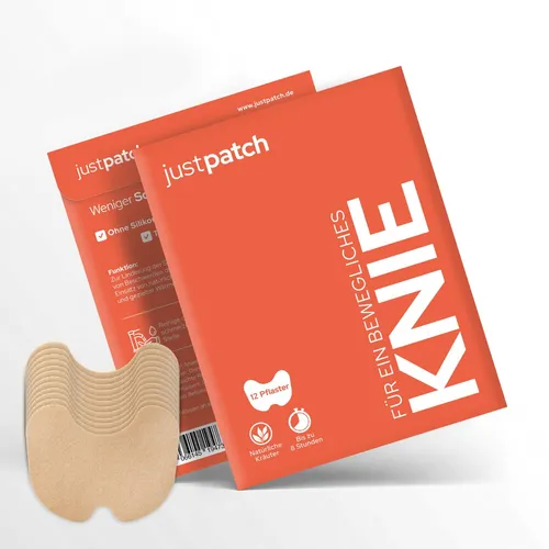 JustPatch Kniepflaster – Wärmepflaster gegen Knieschmerzen & Gelenkbeschwerden