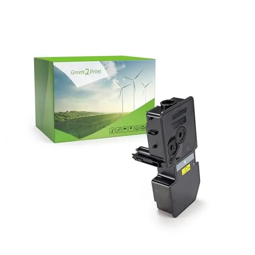 Green2Print Toner schwarz 4000 Seiten für Kyocera - Recycling Toner schwarz für Kyocera ECOSYS M5526 und P5026, mit hoher Ergiebigkeit von 4000 Seiten. Umweltfreundlich und ideal für nachhaltigen Druck.