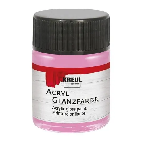 Kreul Acryl Glanzfarbe rosé 50ml Glas 100ml/7,18 Euro