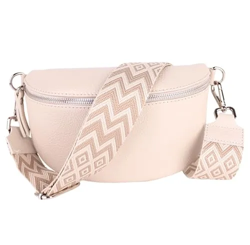 Bauchtaschen Beige von MIRROSI