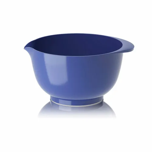 Rosti Margrethe Schüssel electric blue 3l - Rührschüssel aus bruchfestem Durostima®-Kunststoff, perfekt für Teige und Salate. Spülmaschinen- und mikrowellengeeignet, mit rutschfestem Boden für sicheren Stand. Ideal für den täglichen Einsatz in der Küche.
