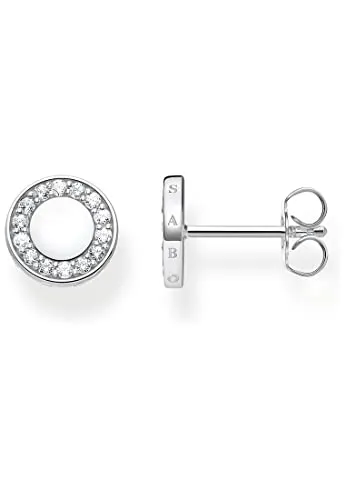 Thomas Sabo Damen Ohrstecker Kreis aus 925 Sterlingsilber von THOMAS SABO