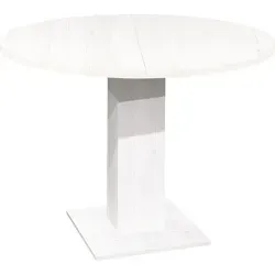 Säulen-Esstisch Tap - Ausziehbar bis 130 cm in Pino Aurelio - Esstisch Tap mit modernem Säulengestell und Synchron-Auszug für bis zu 130 cm. Ideal für gesellige Mahlzeiten und hochwertige Verarbeitung in Pino Aurelio.