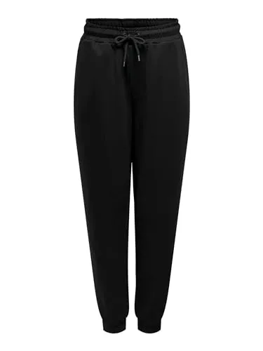 Only Play Damen Onplounge Hw Sweat Pnt - Noos Hose, Schwarz, S EU - Damen-Jogginghose in elegantem Schwarz, perfekt für Freizeit und Sport, von der beliebten dänischen Marke Only.