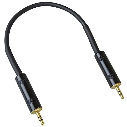 keepdrum GC022 Klinkenkabel 3,5mm Miniklinke Stecker Stereo 30cm