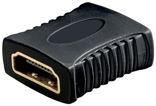 Wentronic HDMI/HDMI Adapter (19-polig, HDMI-Buchse auf HDMI-Buchse)