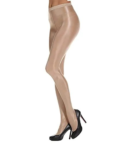 Wolford Damen Feinstrumpfhose Neon Tights 40 DEN in beige von Wolford