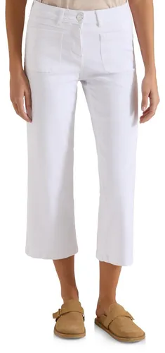 Cecil Wide Leg Jeans mit Patch Pockets in Weiß in weiß von CECIL