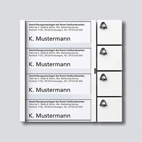 Siedle 2544228 Tastenmodul 4 Tasten In-Home-Bus - Haus-Alarmanlagen mit hochwertigem Material, flexible Gestaltung und idealer Qualität für Ihr Zuhause.