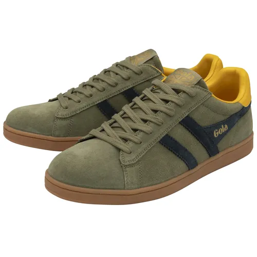 Gola Equipe II Suede Sneaker Men khaki/navy/sun von Gola