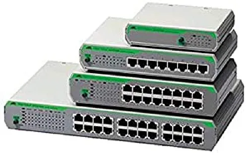 CentreCOM FS710 8 - 8-Port nicht verwalteter Switch, kompakt und wandmontierbar für flexible Netzwerklösungen