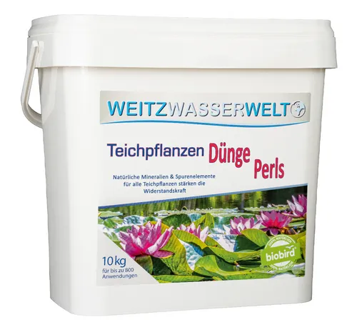 TEICHPFLANZEN DÜNGE PERLS - Natürliche Mineralien und Spurenelemente - 10 kg