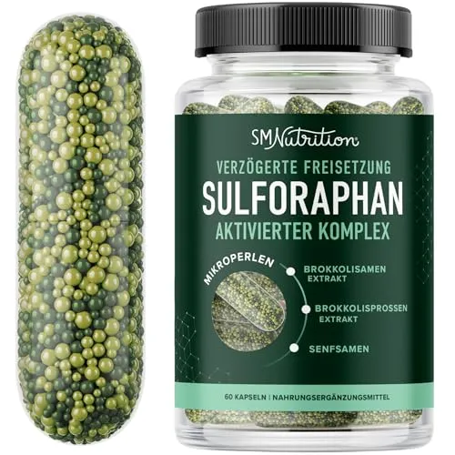 Produktbild 50mg Sulforaphan-Nahrungsergänzungsmittel aus Brokkolisprossen