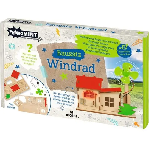 Moses PhänoMINT Bausatz Windrad (30355) – Experimentieren und Lernen