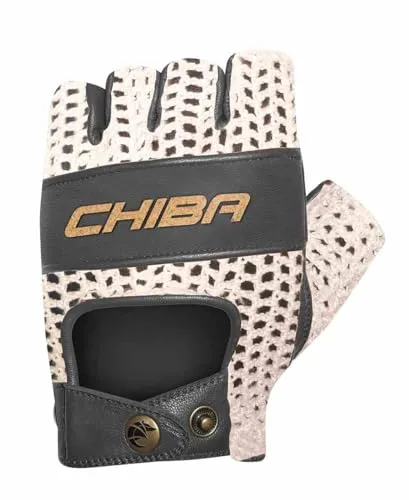 Chiba Unisex Pure Nature Handschuhe, Beige/Black, L