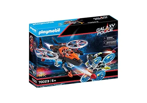 PLAYMOBIL Galaxy Police 70023 Pirates-Heli, ab 5 Jahren