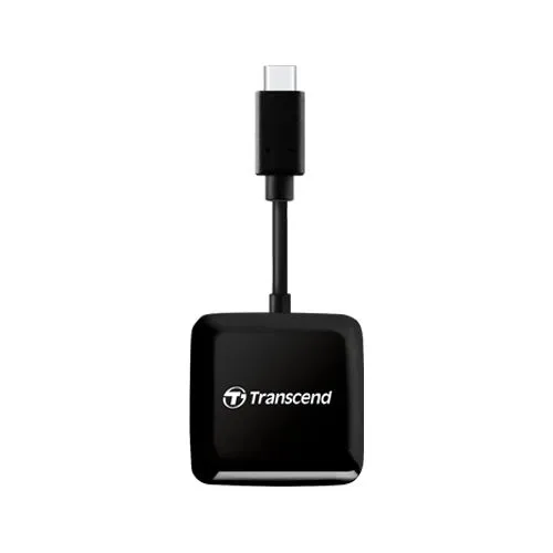 Transcend SD/microSD Kartenlesegerät USB 3.2 Gen 1, schwarz