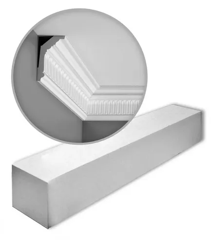 Orac Decor C304 Deckenleiste 20 m SET - Hochwertige Zierleisten aus Purotouch® für den Innen- und Außenbereich, leicht und extrem maßhaltig. Set mit 10 Leisten für stilvolle Raumgestaltung im Neo-Klassizismus.