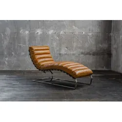KAWOLA Relaxliege SIRY in braun von KAWOLA