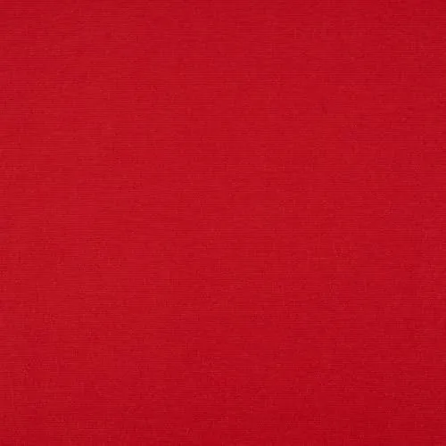 SCHÖNER LEBEN. Bekleidungsstoff Baumwollstoff Flanell dünn Uni rot 1,42m Breite