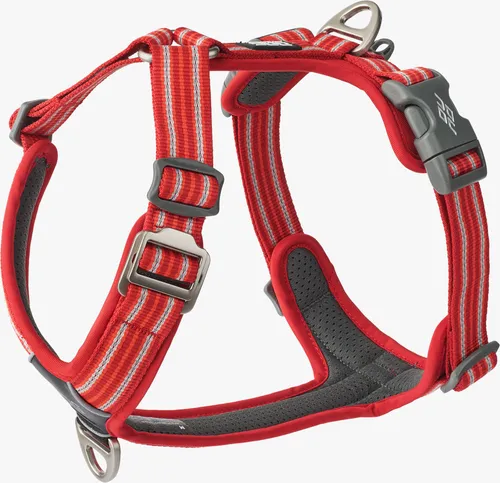 Dog Copenhagen V3 Comfort Walk Air Harness Classic Red M - Weiteres Autozubehör - Leichtes, schmutz- und wasserabweisendes Geschirr mit atmungsaktiver Polsterung und reflektierenden Elementen für mehr Sicherheit.