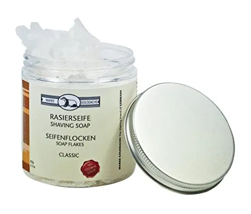 Golddachs Seifenflocken für die Rasur im Behälter, 1er Pack (1 x Stück)