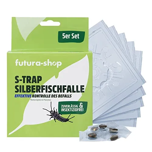 Produktbild Futura-Shop Silberfisch Klebefalle 5er Pack S-Trap