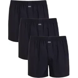 Jockey Webboxer EVERYDAY WOVEN BOXER (3er Pack) - Herrenunterhosen in klassischer Passform mit Eingriff und Knopfverschluss. Aus 100% Baumwolle für hohen Tragekomfort und Maschinenwäsche bis 40°C.