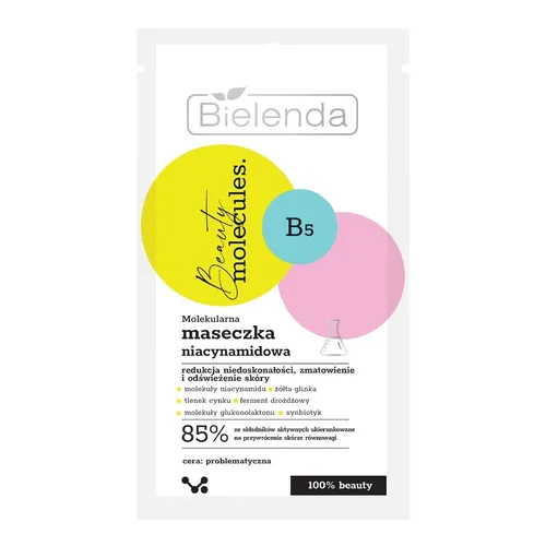 Beauty Molecules molekularna niacynamidowa maseczka 8g Bielenda 5902169051402