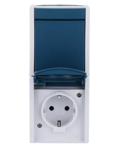 Busch-Jaeger Steckdose Ocean IP44, 1-fach mit Schalter von Busch-Jaeger