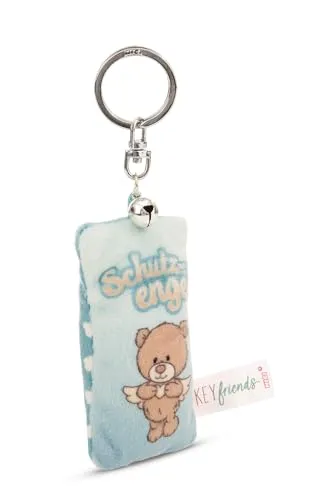 NICI Schlüsselanhänger Mini Plüschkissen Schutzengel 8cm mit Glöckchen