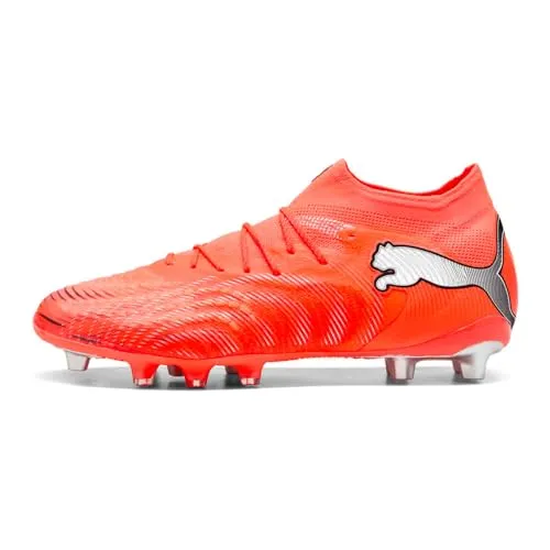 PUMA Future 9 Ultimate AG Unleash rot, 40,5 Unisex - Hochwertige Fußballschuhe - Robuste Fußballschuhe mit Textilfutter für besten Tragekomfort. Die spezielle Laufsohle sorgt für optimalen Halt auf dem Platz.