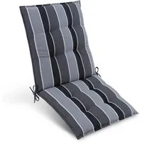 Set Auflage Sitzauflage Gartenstuhl Kissen Polsterauflage - Hochwertige Sitzpolster für Niedriglehner und Liegestühle, UV-beständig mit abnehmbarem Kopfpolster und Oeko-Tex Standard 100 Zertifizierung für besonderen Komfort im Garten.